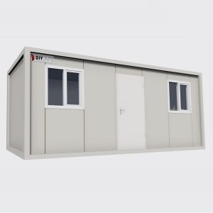 Conteneur aménagé bureau  plat 6 m.