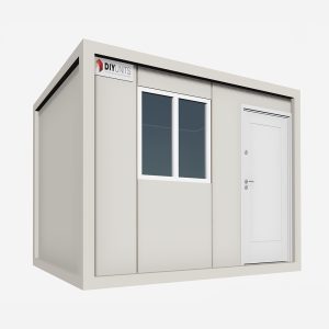 Conteneur aménagé bureau à paquet plat 3 m.