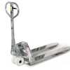 Acier inoxydable transpalette manuel, force de levage 2.500 kg, longueur de fourche 1.150 mm, SolidHub