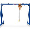 Portique mobile PK1000/2 avec palan électrique, groupe de marchandise B, capacité de charge max. 1.000 kg, hauteur de levage 2 190 mm, SolidHub