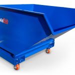 Benne basculante MK600 sur roues, 1.000 mm x 1.450 mm x 970 mm, volume 600 l , SolidHub