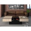 Table basse – Décor Frêne et Noir – L 113 x P 60 x H 40 cm