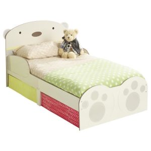 Lit enfant – Rangements – 140 x 70cm  HELLOHOME Ours Câlin