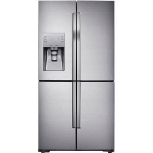 Réfrigérateur américain – 564L (361 + 203 L) – Froid ventilé-A+ – L 90,8 x H 182,5 cm – Inox anti trace   SAMSUNG RF56J9040SR –