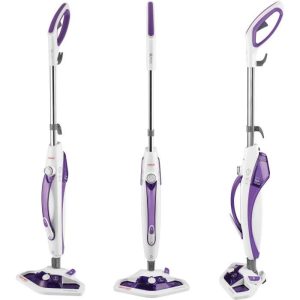 Nettoyeur à main +Balai vapeur  – autonomie illimitée – 1500W – prêt en 15 sec – Violet