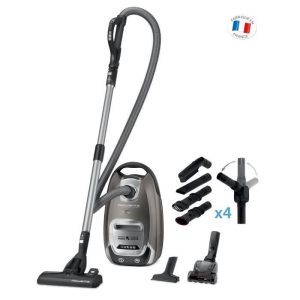 Aspirateur Avec Sac Capacité 4,5L 750W Accessoires Spéciaux Poils d&rsquo;Animaux et Voiture   Rowenta RO6466EA Silence Force Home & Car Pro