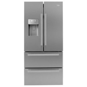 Réfrigérateur – 2 portes & 2 tiroirs – Neo Frost – Distributeur d&rsquo;eau – 530 L – A++ – Inox  BEKO GNE60532DX –