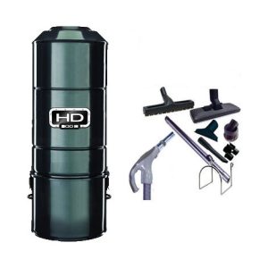 ASPIRATEUR CENTRAL SANS SAC SANS FILTRE HD800C (jusqu&rsquo;à 350 M²) GARANTIE 10 ans + set inter 9 M + 8 accessoires + Aspi-Plumeau offert