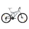 VTT 26 » Tout Suspendu – Cadre Aluminium – 21 Vitesses à gâchettes – Double freins à Disques – Dérailleur Shimano TX35 Tourney