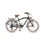 Via Veneto VV790M CRUISER , Cadre en aluminium, roues 26&Prime;, freins V-Brake- homme