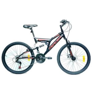 Vélo VTT tout suspendu 24&Prime; – 18 vitesses – Enfant 9/14 ans – MERCIER