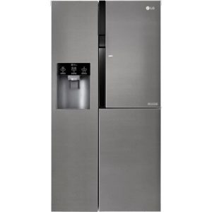 Réfrigérateur congélateur US Eau&rsquo;tonome – 591L (394+197) – Froid ventilé – A+ – L91,2cm x H179cm – Inox – LG GSJ361DIDV
