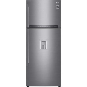 Réfrigérateur congélateur haut LG GTF7043PS – 438L (321+117) – Froid ventilé A++ – L70m x H178cm – Inox