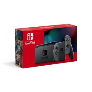 Console Nintendo Switch avec une paire de Joy-Con grises : Nouvelle version, Meilleure autonomie