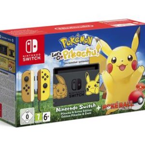 Console Nintendo Switch Pokémon Let&rsquo;s Go Pikachu ! Edition Pikachu et Évoli