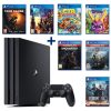 PS4 Pro 1To Noire + God of War + Uncharted + Crash Team Racing + Kingdom Hearts 3 + Resident Evil 2 + Tomb Raider + Spyro