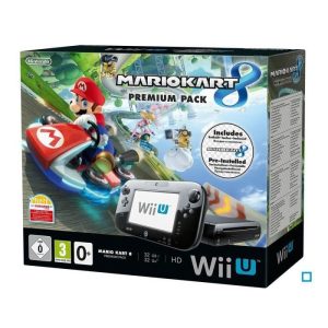 Wii U + Mario Kart 8 Préinstallé – Pack Premium
