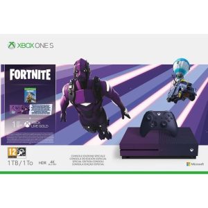 Xbox One S 1 To Fortnite + 1 mois d’essai au Xbox Live Gold et 1 mois d’essai aux services XBOX Gamepass