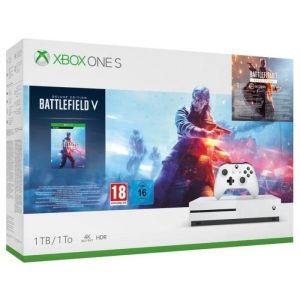 Xbox One S 1 To + 3 Jeux : Battlefield V + Battlefield 1 + Battlefield 1943 + Abo EA Access de 1 mois