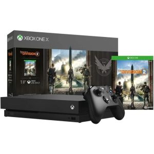 Xbox One X 1To + Tom Clancy&rsquo;s the Division 2 + 1 mois d’essai de Xbox Game Pass et 1 mois de Xbox Live Gold