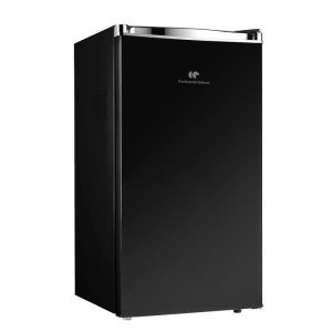 Réfrigérateur table top avec freezer – 90 L – Froid statique – A+ – L 44,5 x H 83,1 cm – Noir   CONTINENTAL EDISON CERTT91B8