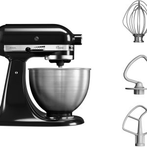 Robot patissier KITCHENAID 5K45SSEOB CLASSIC NOIR ONYX