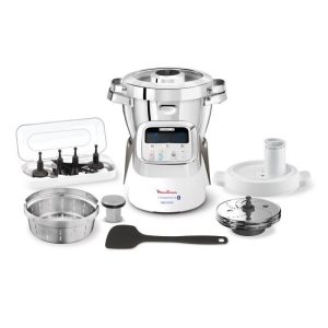 Robot cuiseur MOULINEX HF906B10 Robot cuiseur I-Companion XL – 1550 W – Gris