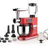 Robot pâtissier  multifonctions – 1000 W – Rouge – CONTINENTAL EDISON