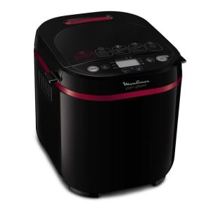 Machine à pain MOULINEX 1kg – 17 programmes, coloris noir et pourpre – OW220830