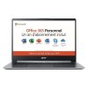 ACER Swift 1 SF114-32-P6M2 – 14&Prime; FHD – Pentium N5000 – RAM 4Go – Stockage 64Go -Windows 10 S+Office 365 Perso 1 an-Gris