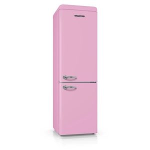 Réfrigérateur SCHNEIDER  combiné SCB250VP Vintage 250 litres Rose A+