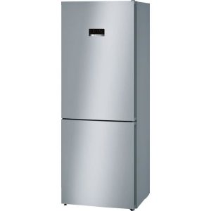 Réfrigérateur combi – 385 L (280 L + 105 L) – NoFrost MultiAirflow – A++ – HxLxP 186 x 70 x 67 cm – Inox  BOSCH KGN46XL30