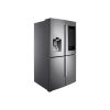 Réfrigérateur-congélateur pose libre WiFi largeur : 90.8 cm profondeur : 73.3 cm  Samsung Family Hub RF56M9540SR