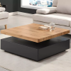Table basse de salon moderne 70 x 70cm – Noir