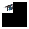 GBH PERFORATOR 18 V 26ER-KIT FÜR 26 F TIEFE. + GDE 18 V, BLAU/SCHWARZ