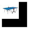 Tischtennistisch – Kompakter Tischtennistisch – Outdoor-Einsatz – Blau und Schwarz – SPONETA