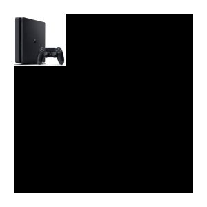 Konsole PS4 Slim 500 GB Schwarz/Jet Black + FC 24