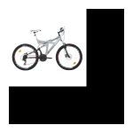 26-Zoll-MTB mit Vollfederung – Aluminiumrahmen – 21 Auslösegeschwindigkeiten – Doppelscheibenbremsen – Shimano TX35 Tourney-Umwerfer