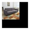 3-Sitzer-Sofa, skandinavischer, umwandelbarer Stoff, dunkelgrau