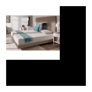 SENSOTEX-Matratze 70×190 cm – BLUE-LATEX-Mehrschicht-HR-Schaumsystem + reversibel + hypoallergen + Optimale Belüftung + 7 Zonen