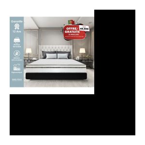 BULL-FLEX-Matratze 140×190 cm, zwei Kissen im Angebot, Memory-Schaum, unabhängiges Schlafen, ergonomisch, wendbar, 16 cm