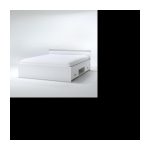 Modernes, mattweißes Erwachsenenbett – L 140 x L 190 cm