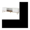 Weißer skandinavischer TV-Schrank – L 160 cm