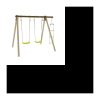Piki-Portal aus Holz und Metall – 1,90 m TRIGANO