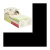 Kinderbett – Stauraum – 140 x 70 cm HELLOHOME Kuschelbär