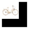 Cityrad 28″ Casino beige TC 53cm 3V KS Cycling