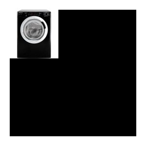 CANDY DVS1410THC3B – Frontwaschmaschine – 10 kg – 1400 U/min – A+++ – Induktionsmotor – Schwarz
