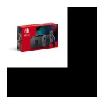 Nintendo Switch-Konsole mit einem Paar grauer Joy-Con: Neue Version, bessere Autonomie