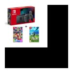 Graue Switch-Konsole + Mario Kart 8 Deluxe + The Legend of Zelda Breath of the Wild