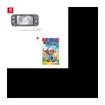 Nintendo Switch Lite Grey Pack + Switch Mario + Rabbids Kingdom Battle Game
